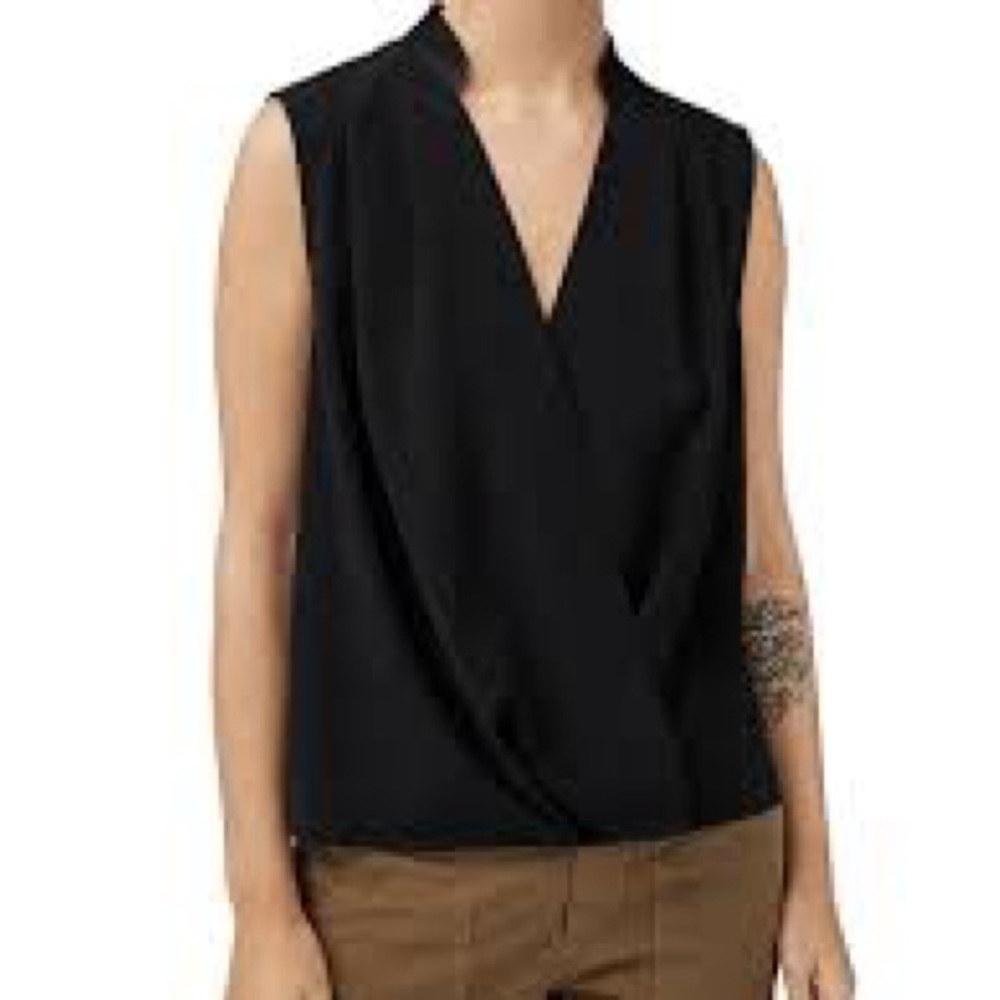 Rag & Bone Black Sleeveless Blouse